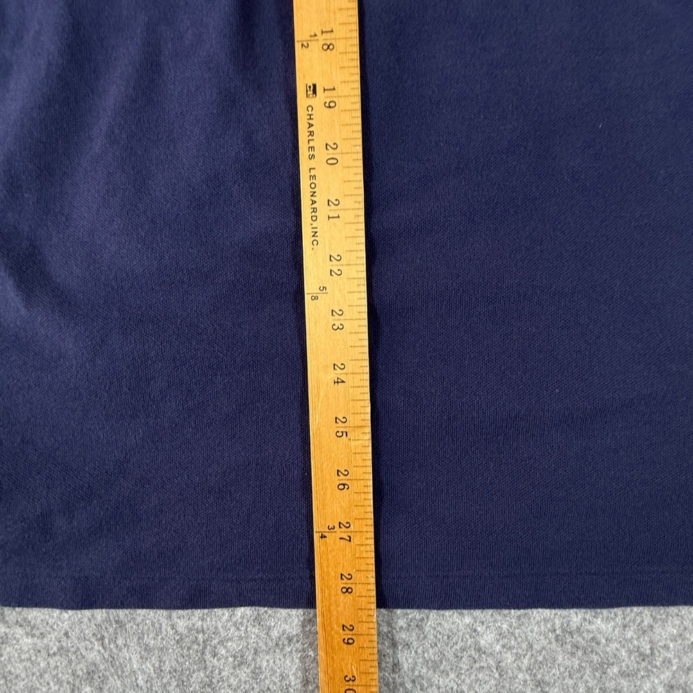Polo Ralph Lauren Polo Shirt Mens XL Navy Blue Big Pony Custom Fit Short Sleeve - Picture 7 of 8